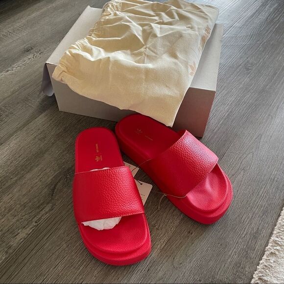 Ivy Park LEATHER SLIDES - Picture 5 of 13